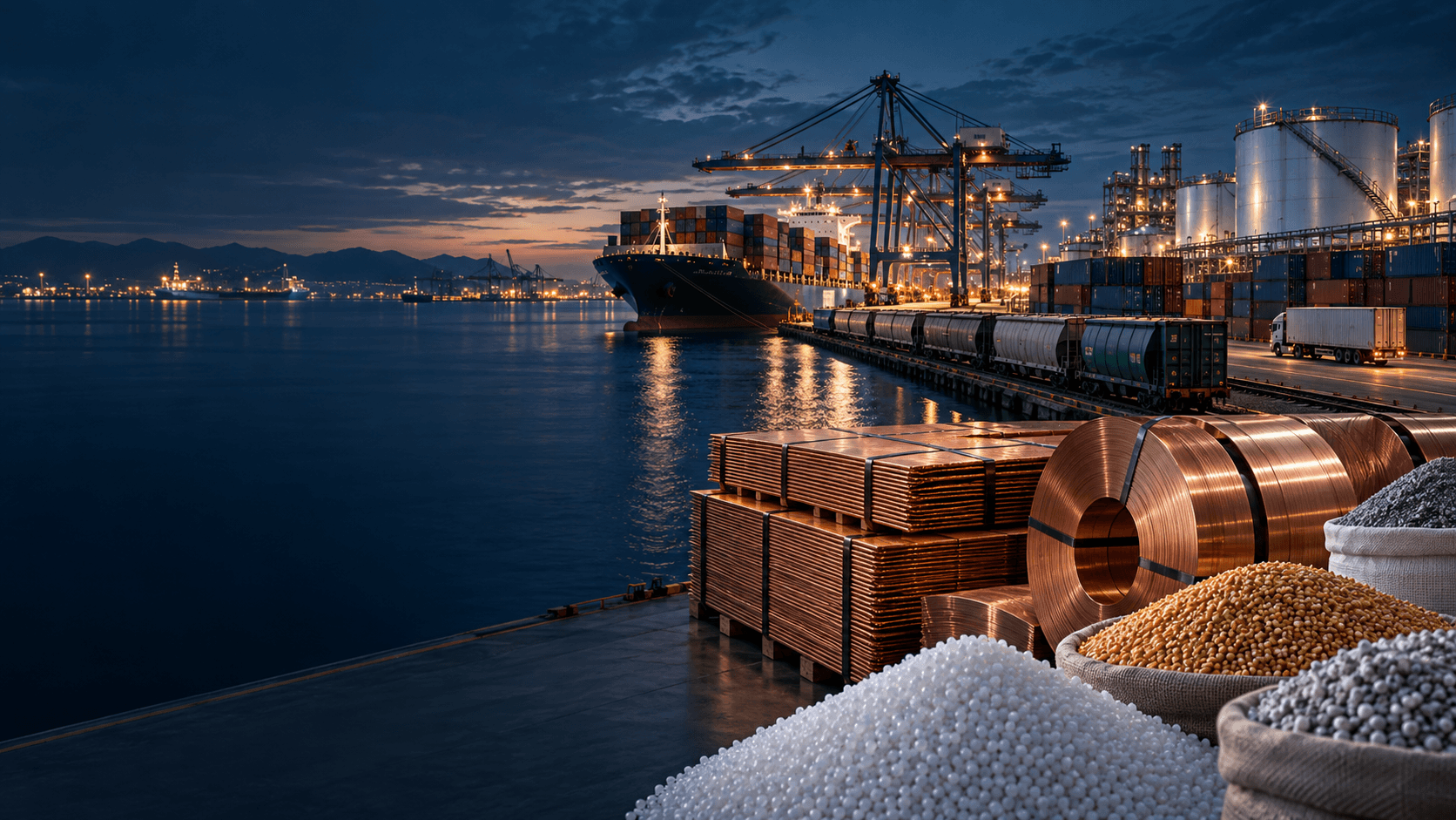 International logistics for industrial and agricultural commodities